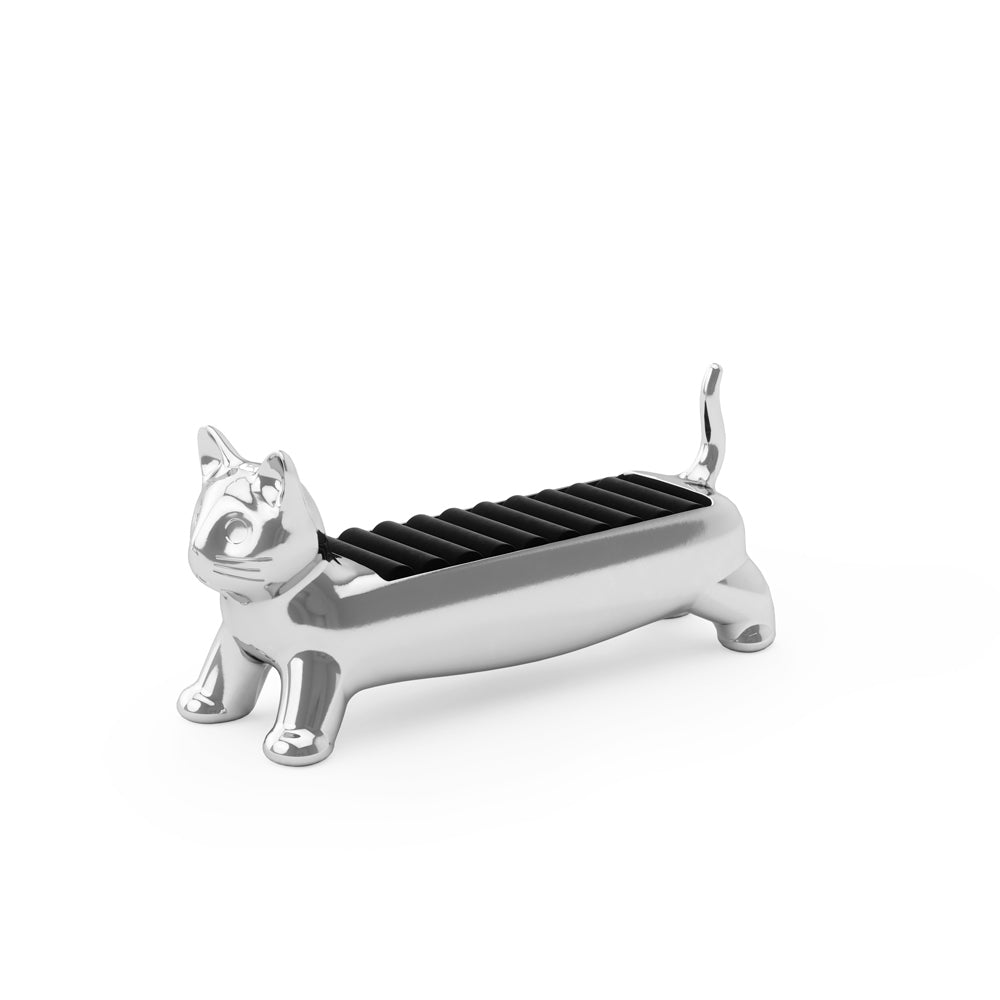 Ali Cat Ring Holder - Chrome