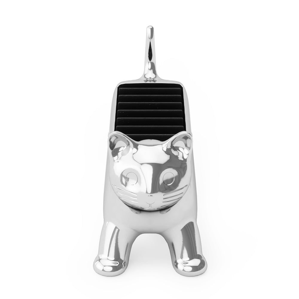 Ali Cat Ring Holder - Chrome