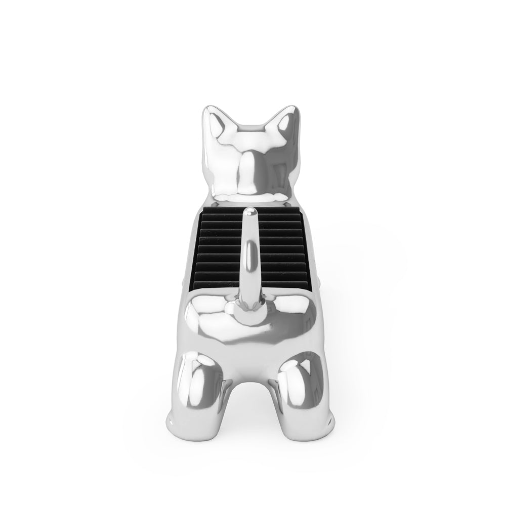 Ali Cat Ring Holder - Chrome