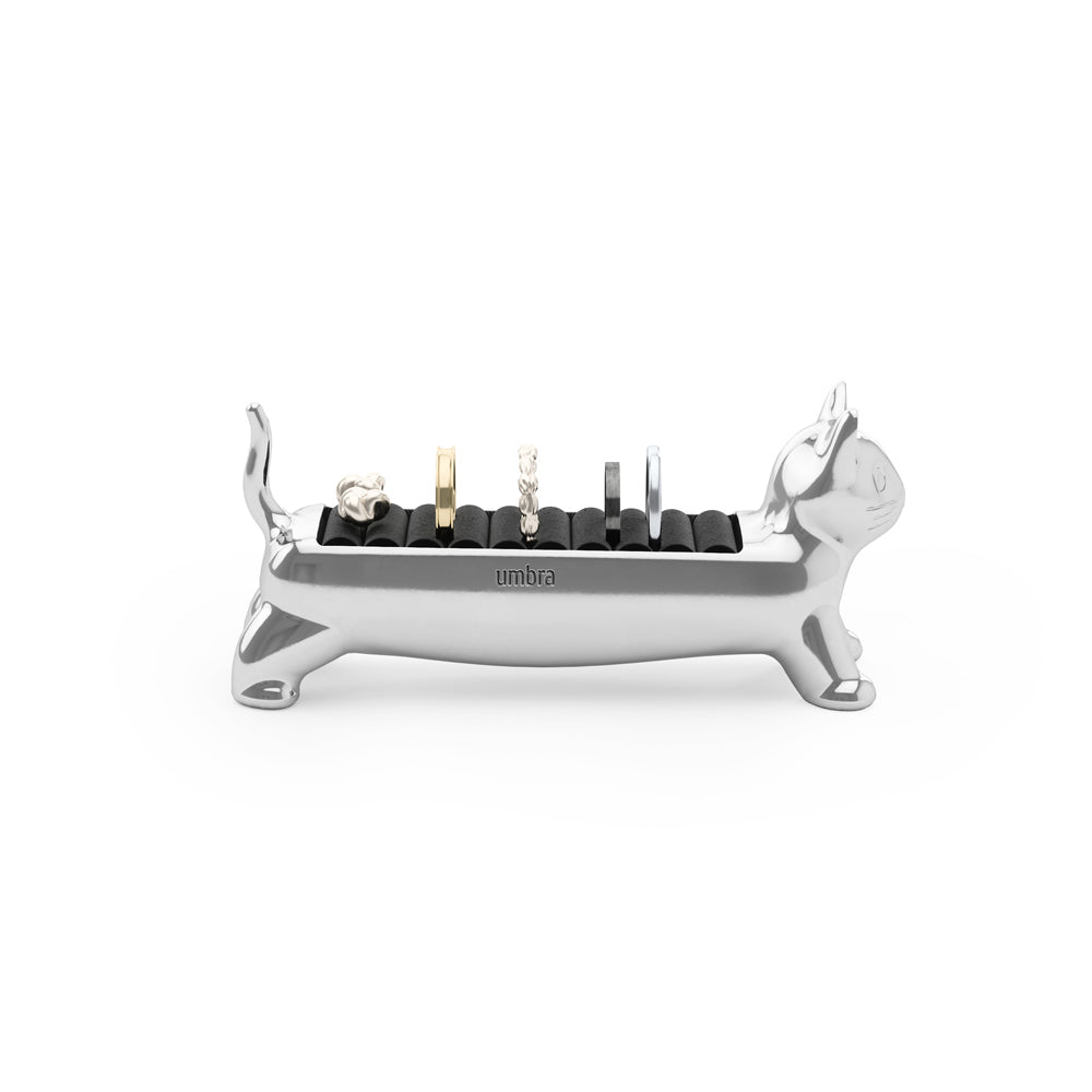 Ali Cat Ring Holder - Chrome