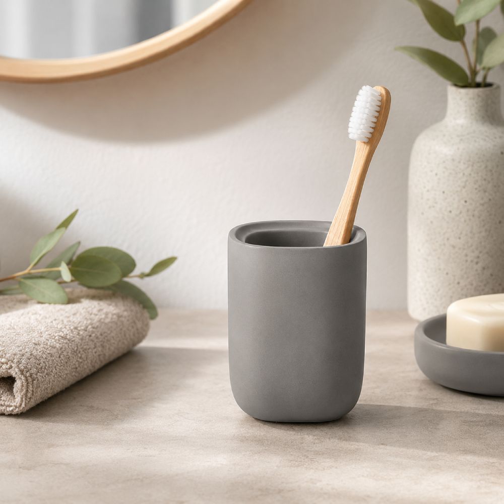 Alita Toothbrush Tumbler - Slate