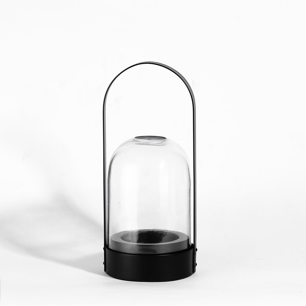 Alta Lantern With Handle - Black