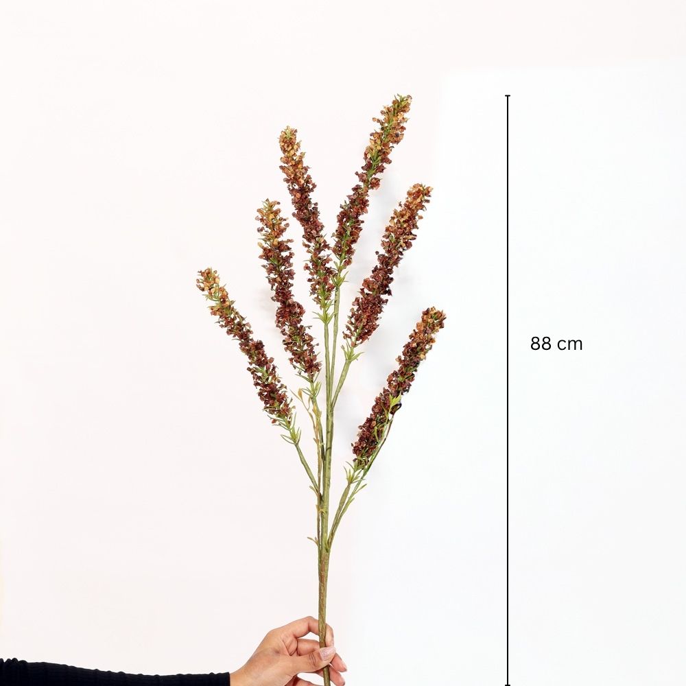 Amaranthus Faux Stem - Dark Brown