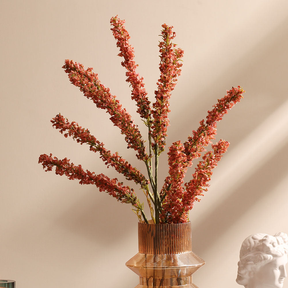 Amaranthus Faux Stem - Coral