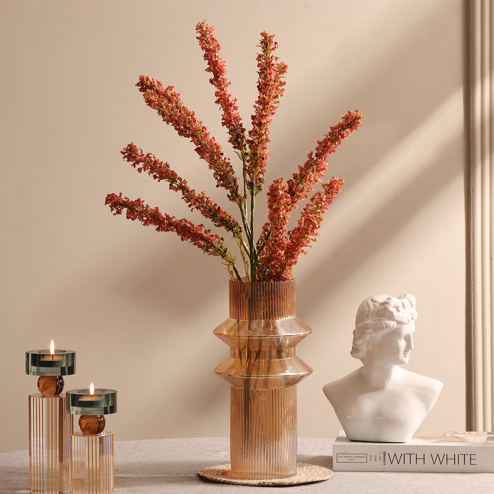 Amaranthus Faux Stem - Coral
