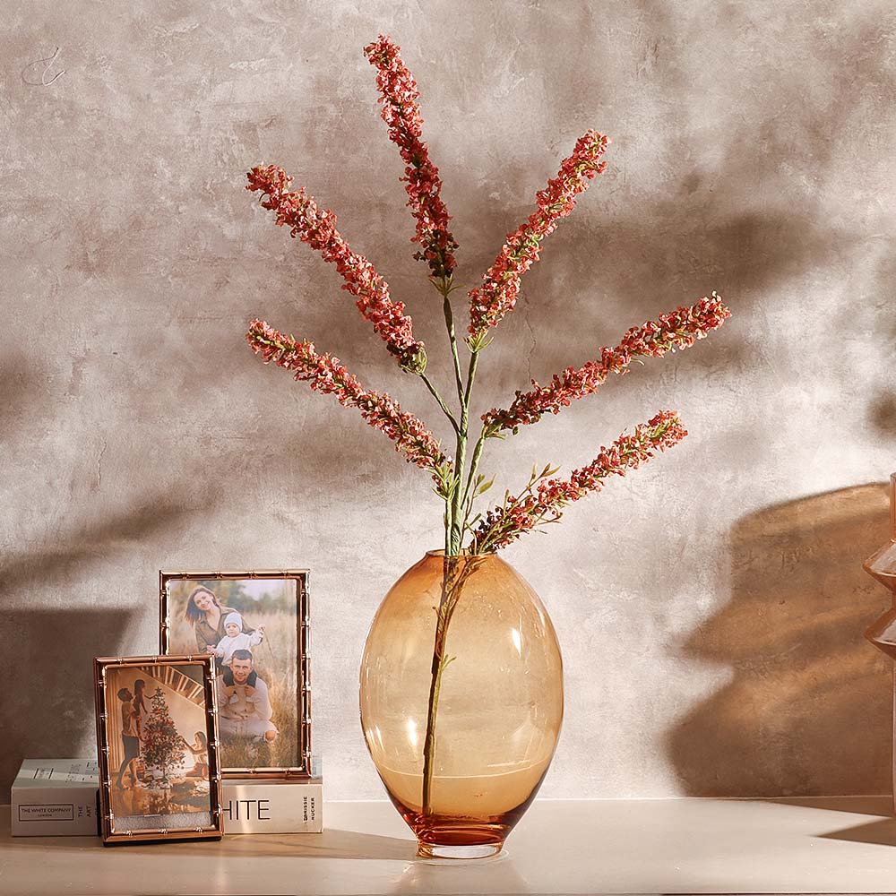 Amaranthus Faux Stem - Coral