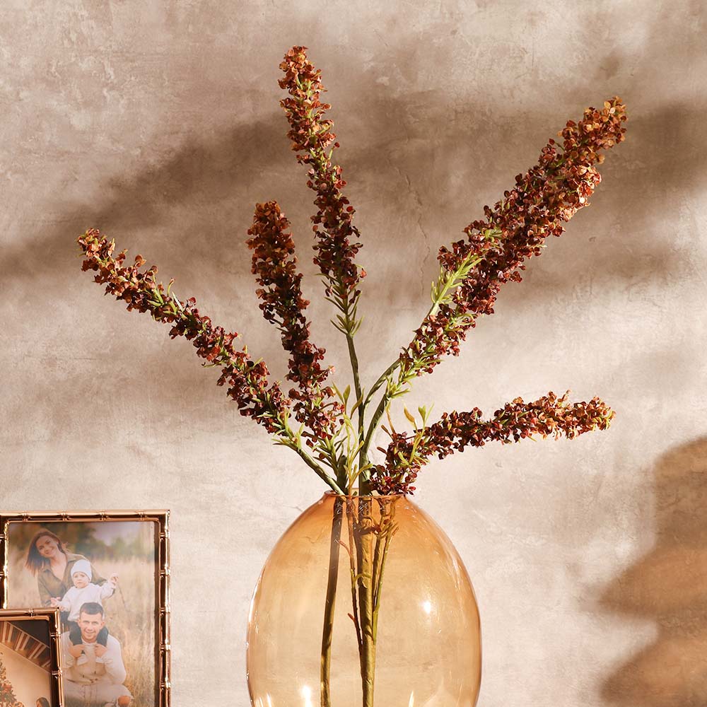 Amaranthus Faux Stem - Dark Brown
