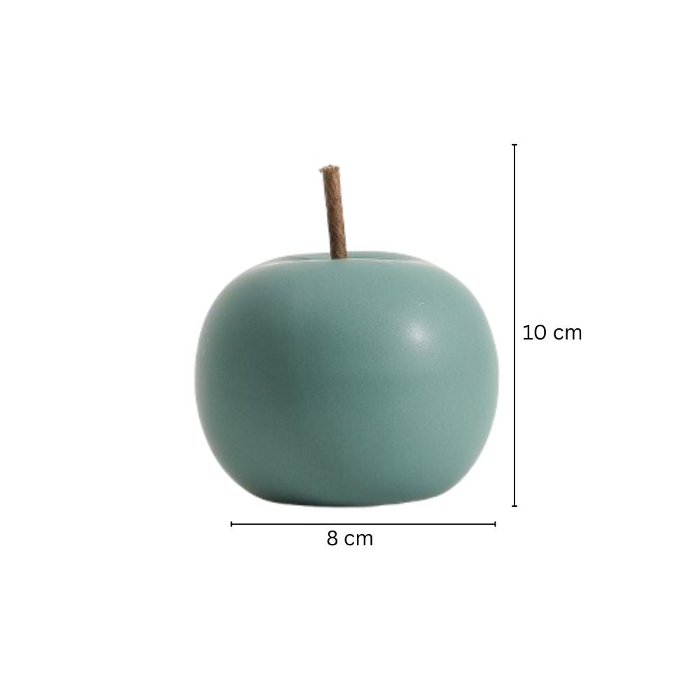 Ando Apple Sculpture Small - Teal