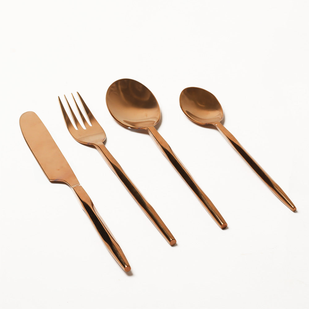 Anise 24-piece Cutlery Set - Rose Gold