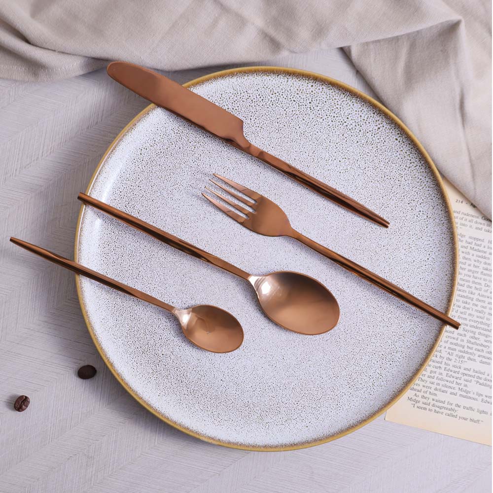 Anise 24-piece Cutlery Set - Rose Gold