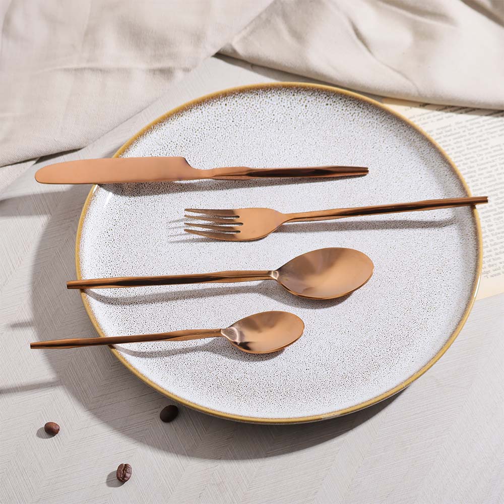 Anise 24-piece Cutlery Set - Rose Gold