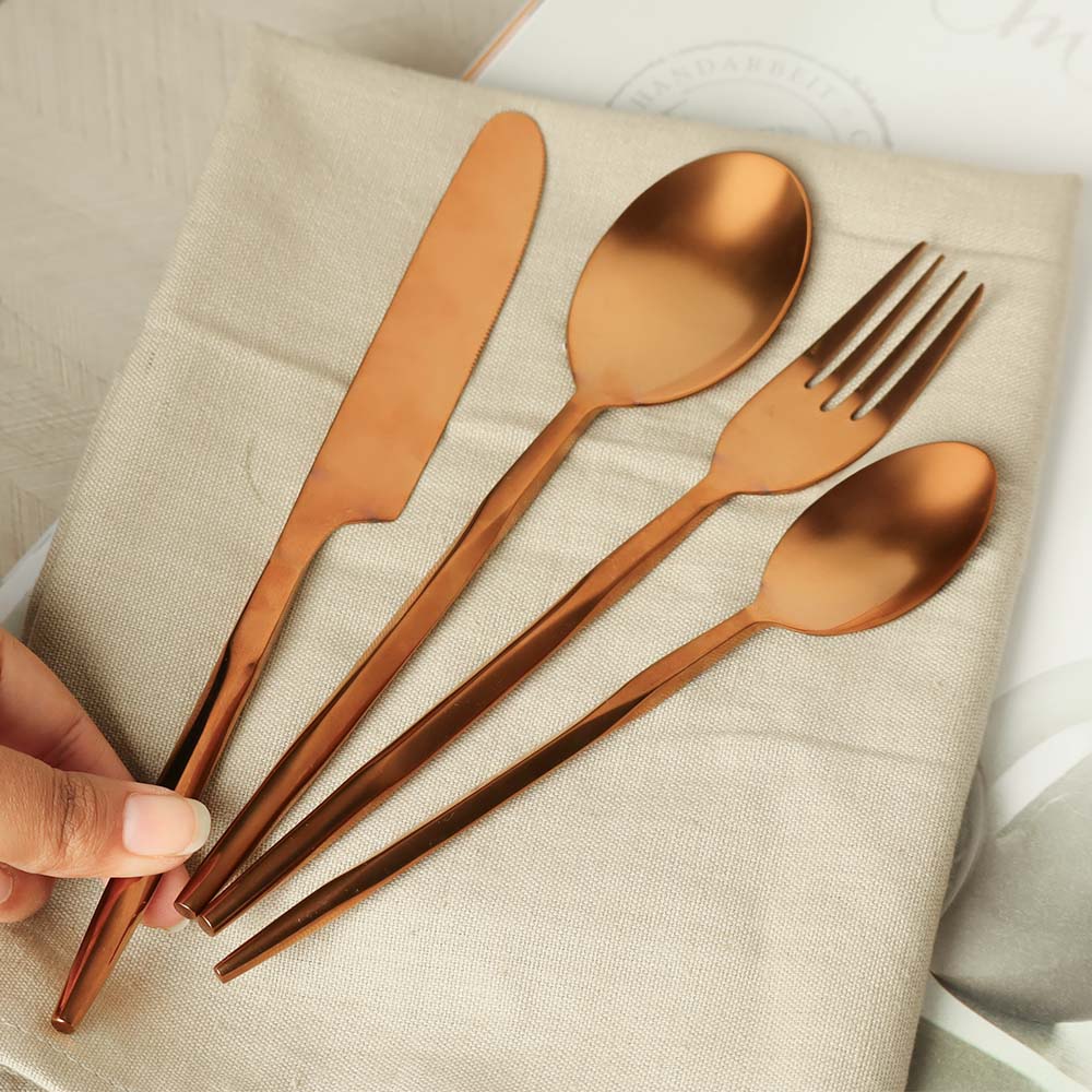 Anise 24-piece Cutlery Set - Rose Gold