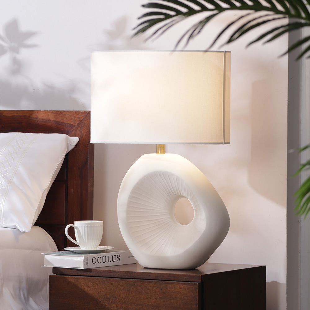 Anya Ceramic Table Lamp XL - White