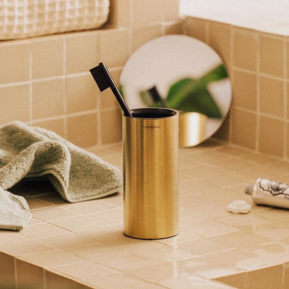 Architect SP Toothbrush Tumbler - Gold