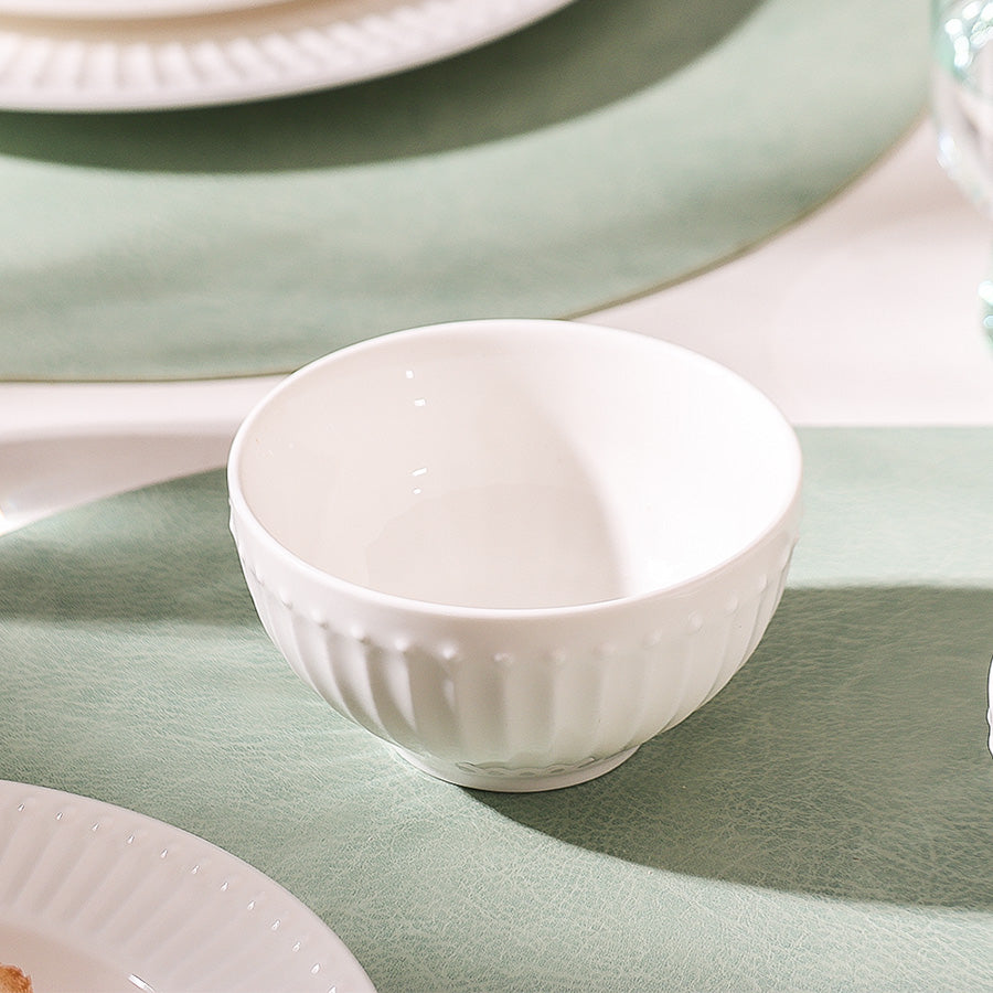 Aria Ceramic Small Bowl - White