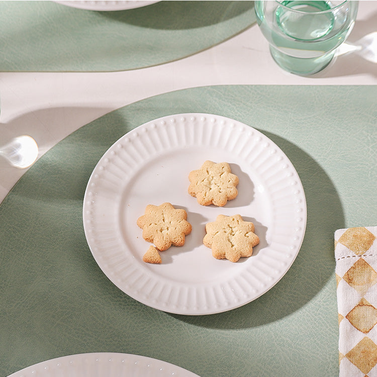 Aria Ceramic Small Plate - White