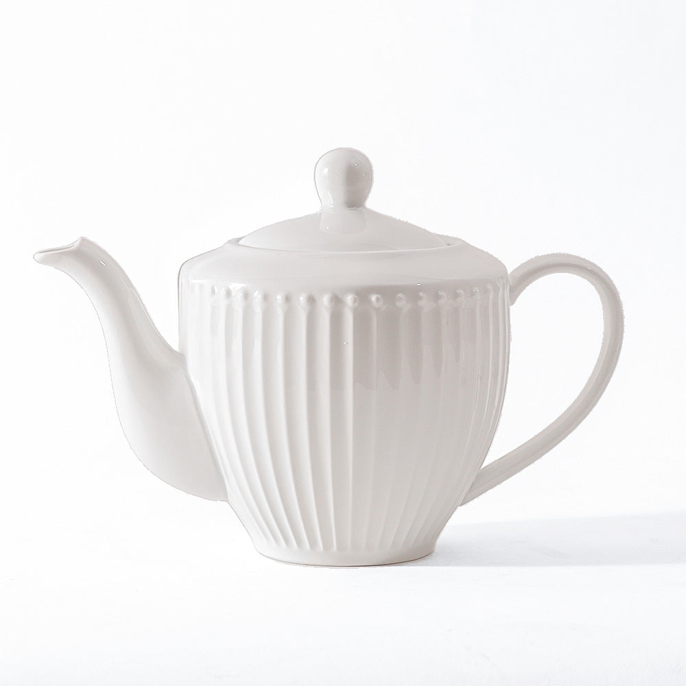 Aria Ceramic Teapot 900ml - White