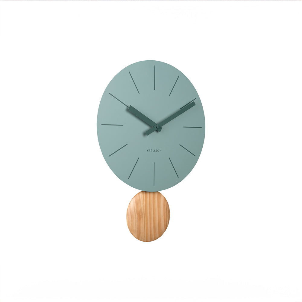 Arlo Pendulum Wall Clock - Jade Green