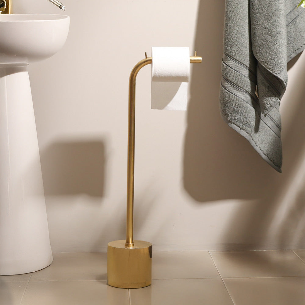 Kansa Toilet Roll Holder - Gold