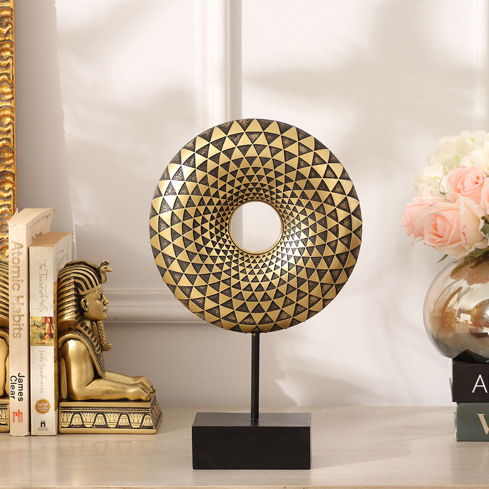 Artemis Decorative Sculpture - Gold & Black