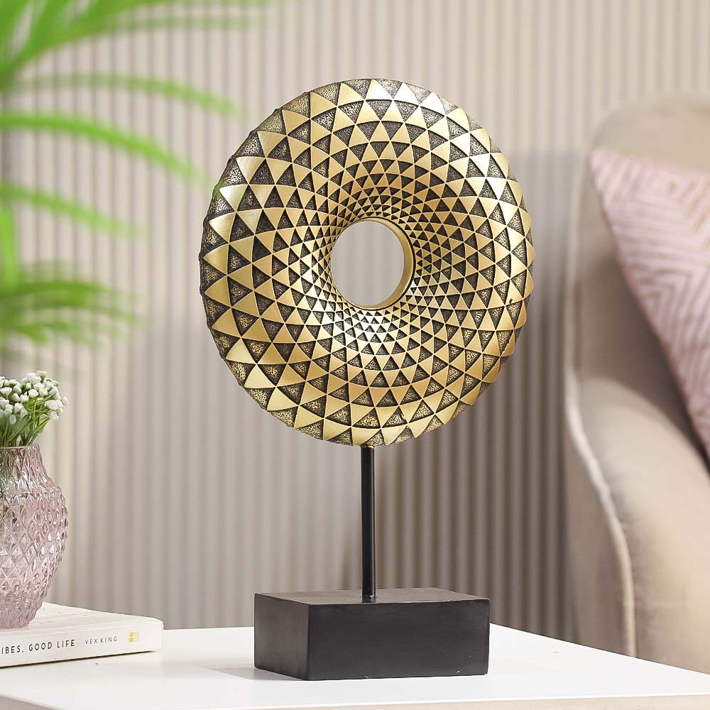 Artemis Decorative Sculpture - Gold & Black