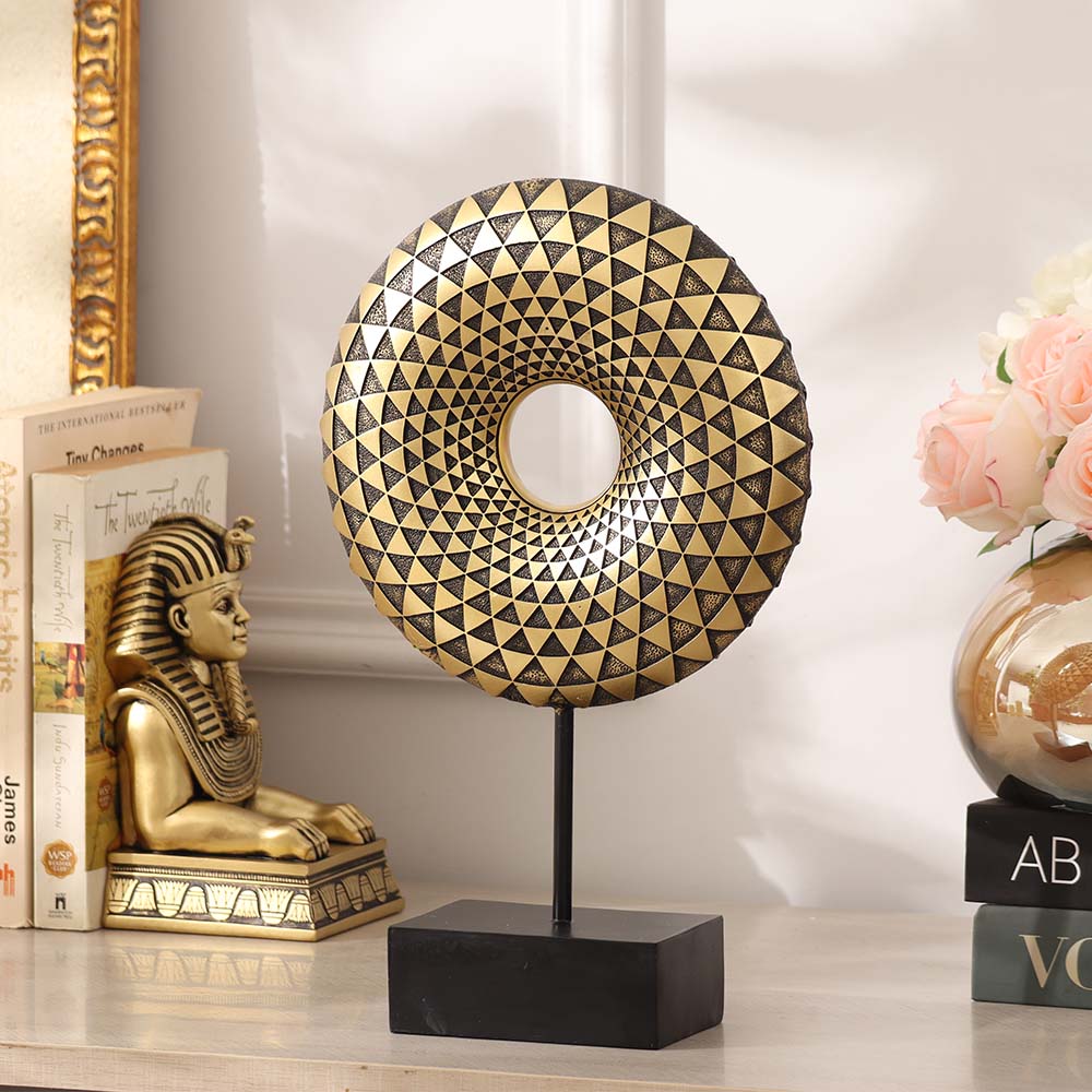 Artemis Decorative Sculpture - Gold & Black