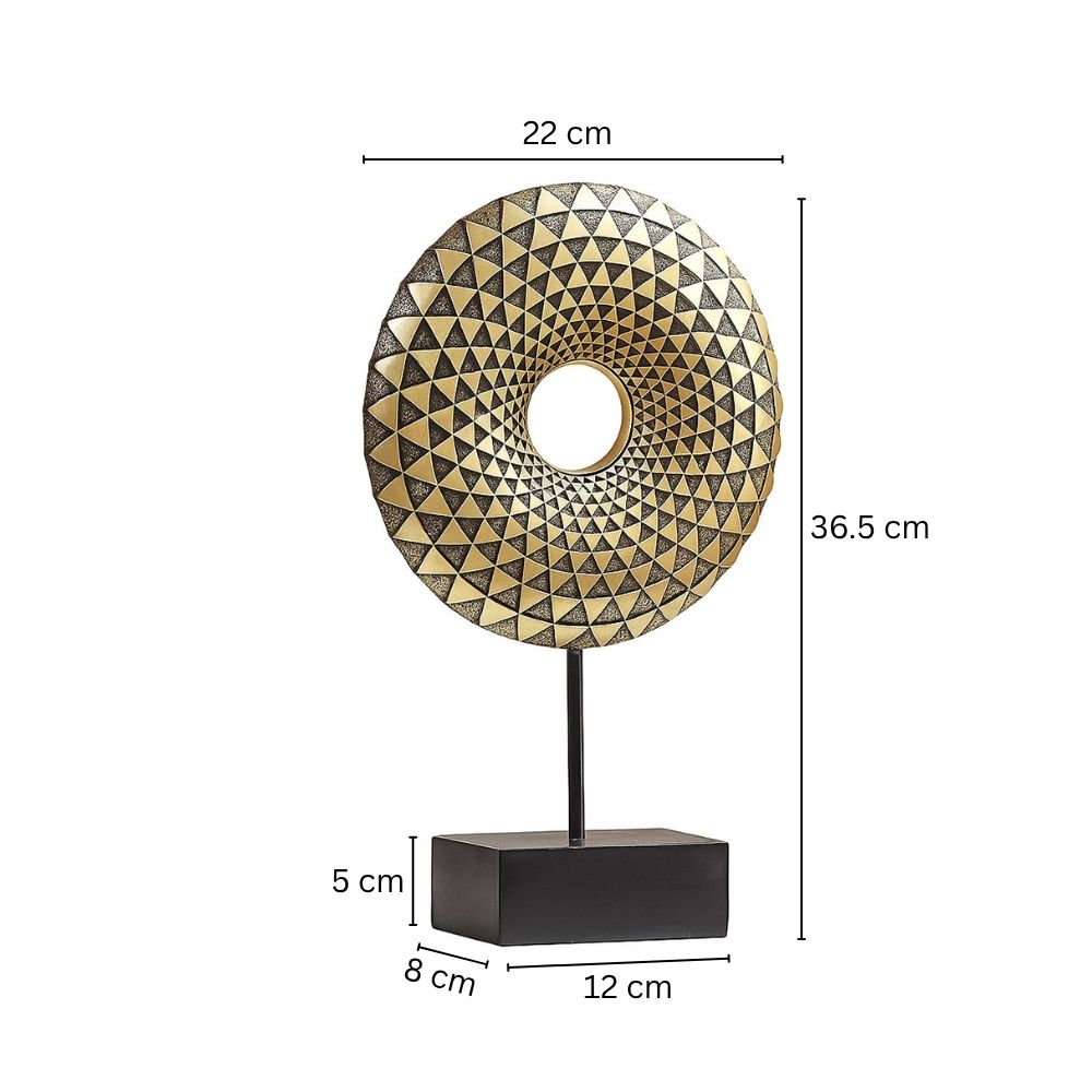 Artemis Decorative Sculpture - Gold & Black