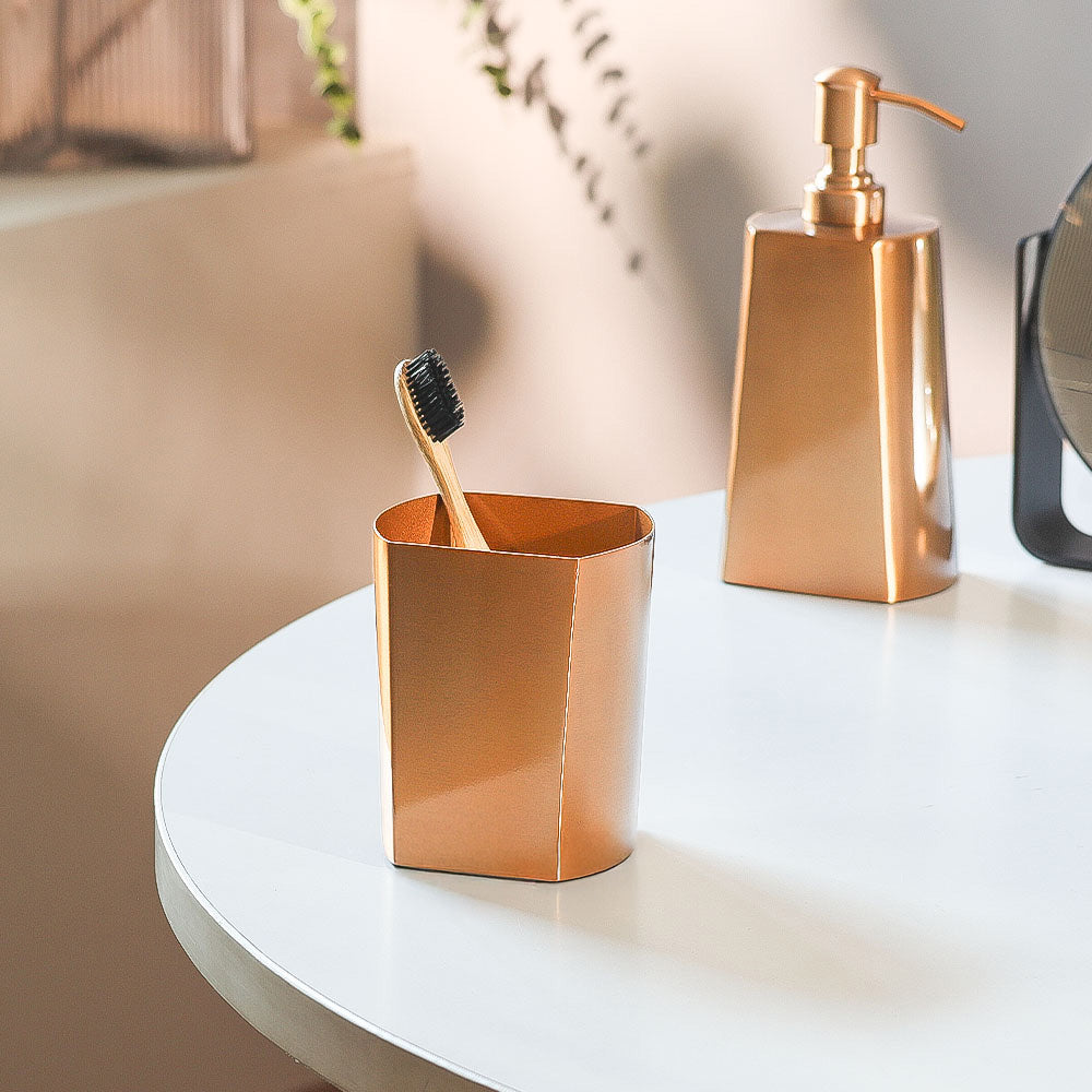 Arza Toothbrush Tumbler - Champagne Gold