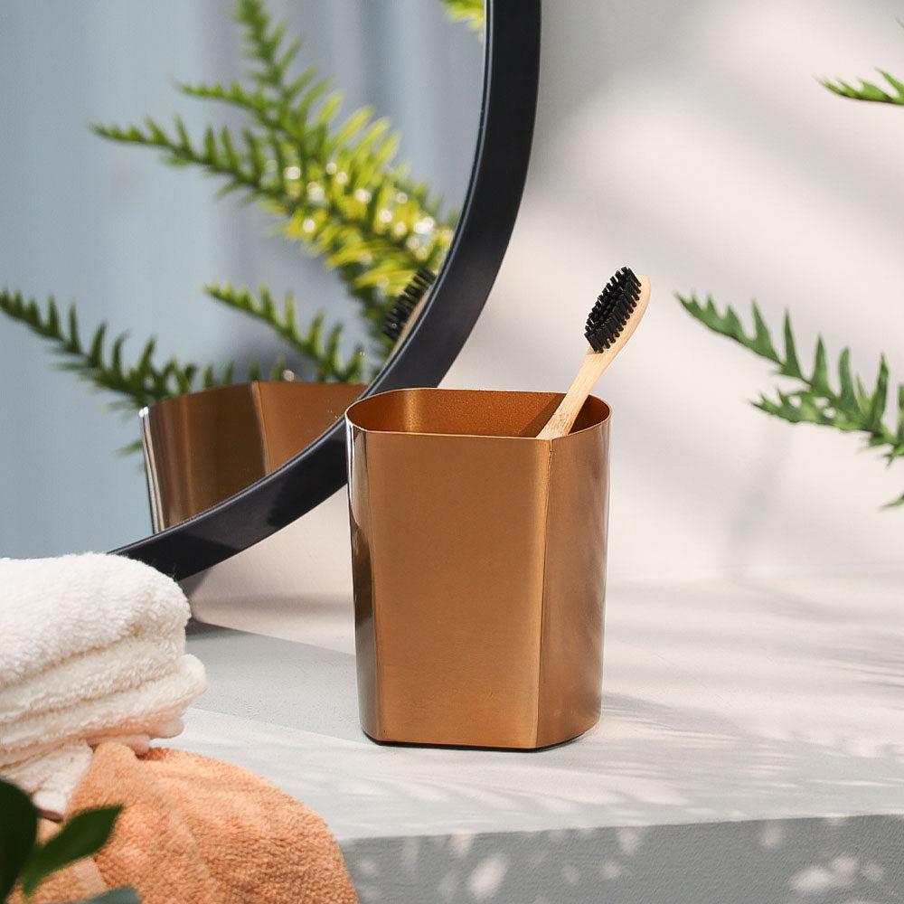 Arza Toothbrush Tumbler - Champagne Gold