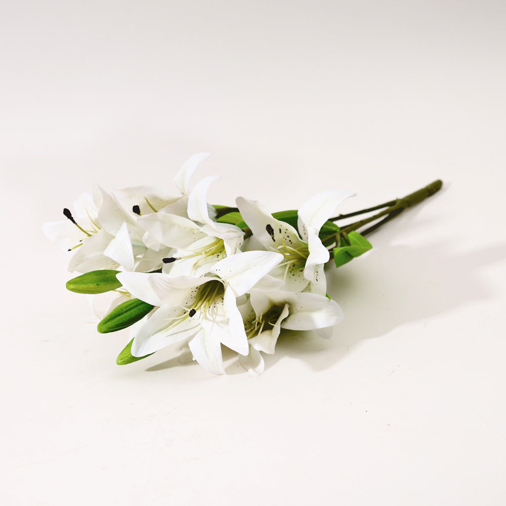 Asiatic Lily Faux Bunch - Ivory