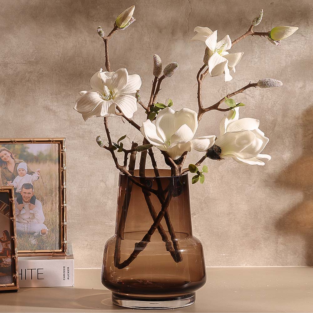 Asiatic Magnolia Faux Stem - White