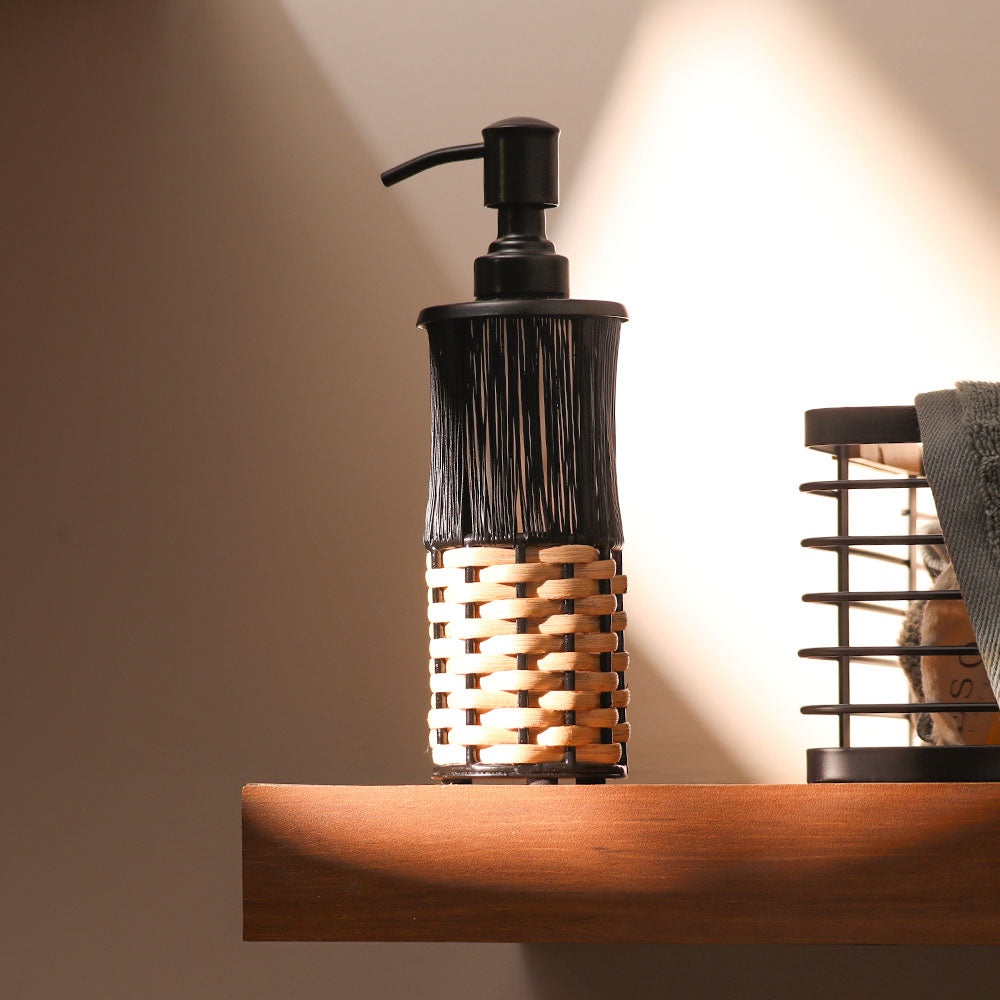 Ava Soap Dispenser - Beige Black