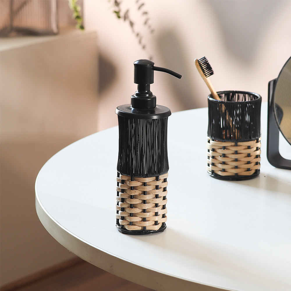Ava Soap Dispenser - Beige Black