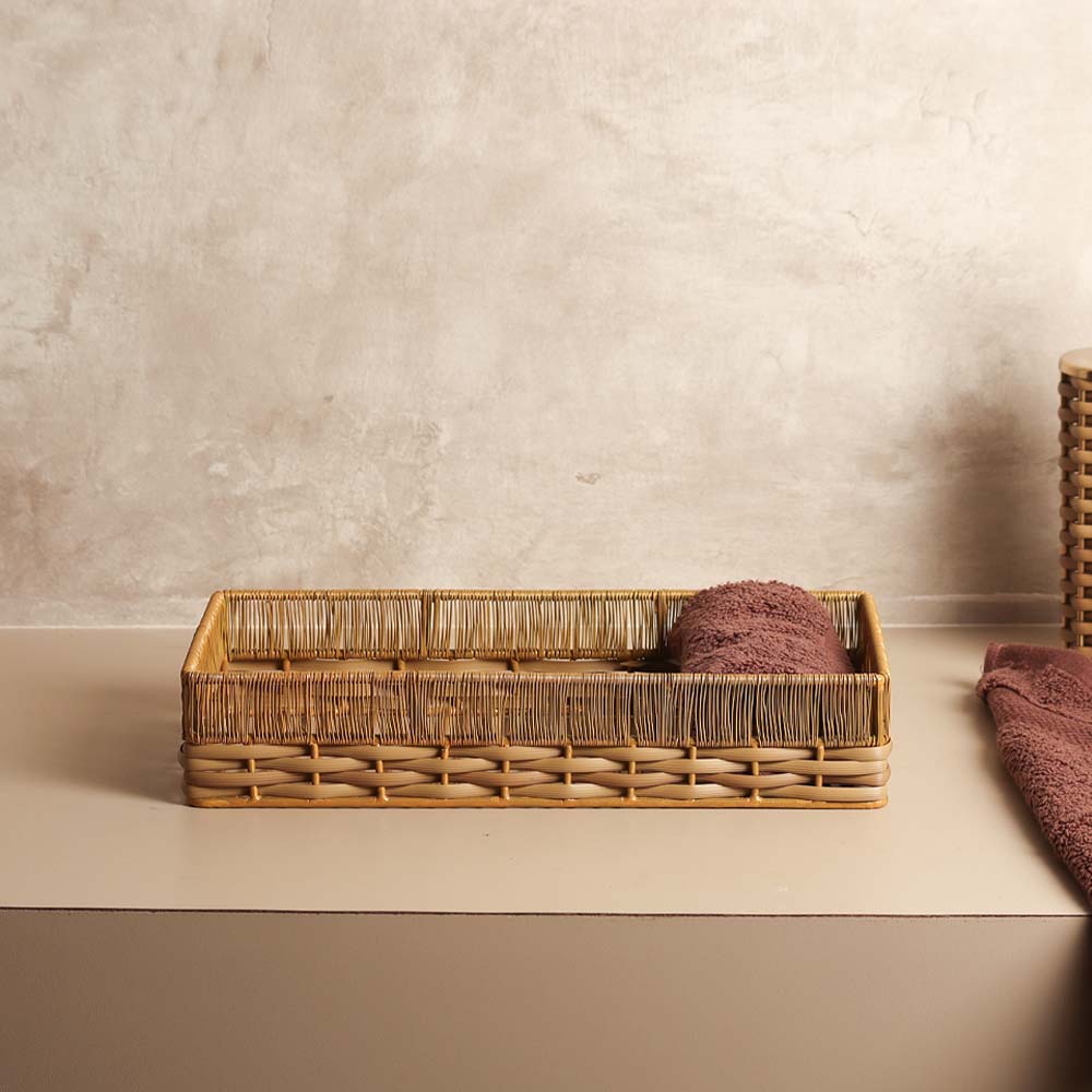Ava Storage Tray Small - Honey Gold