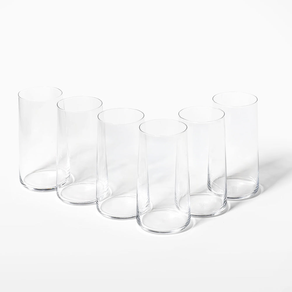 Avant-Garde Highball Glasses 550ml, Set of 6