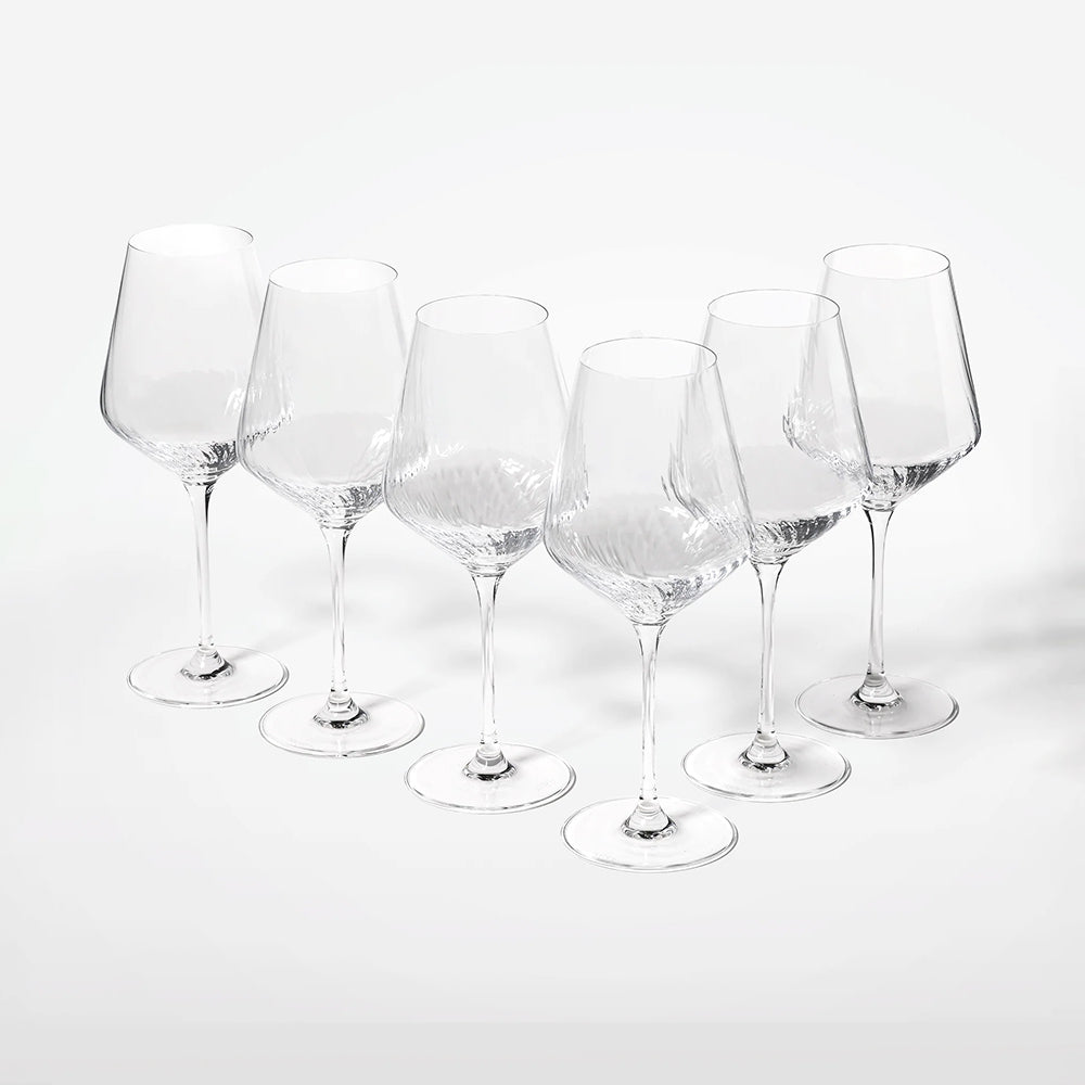 Avant-Garde LUMI Red Wine Glasses 550ml, Set of 6