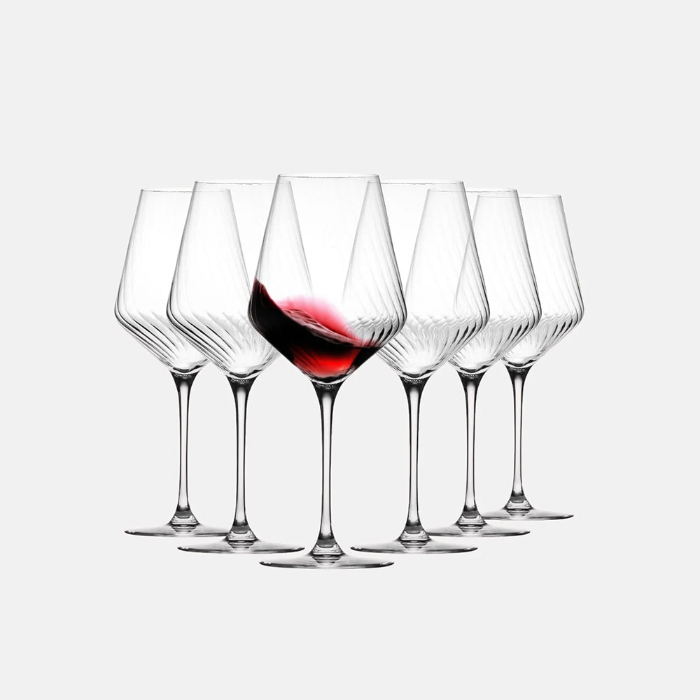 Avant-Garde LUMI Red Wine Glasses 550ml, Set of 6