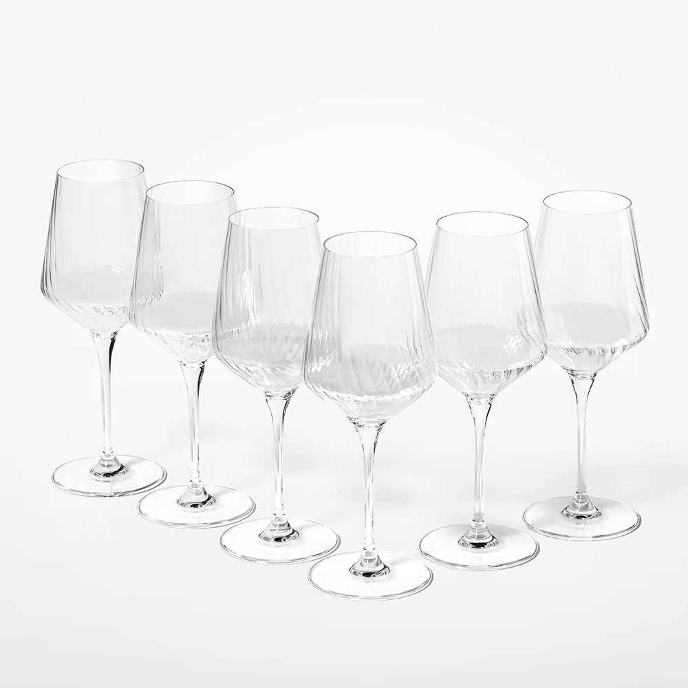 Avant-Garde LUMI White Wine Glasses 450ml, Set of 6
