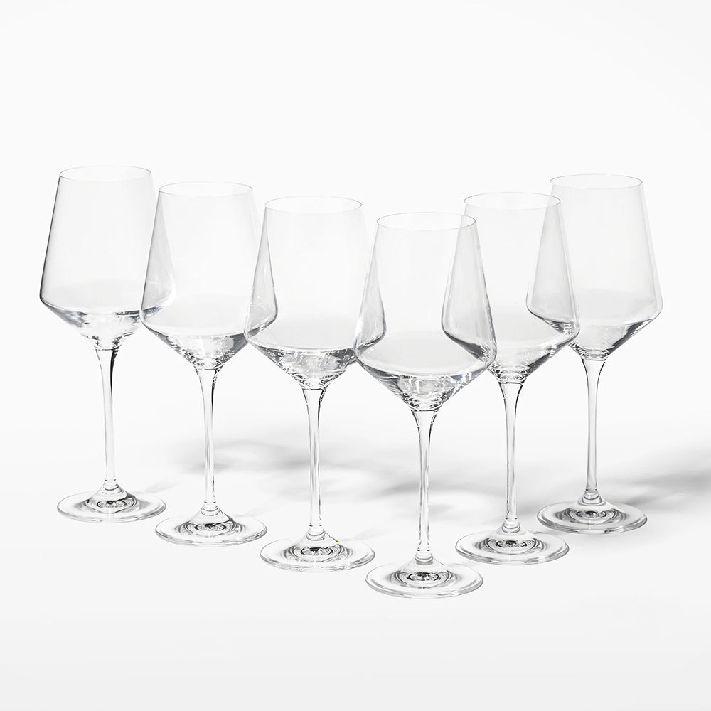 Avant-Garde White Wine Glasses 450ml, Set of 6