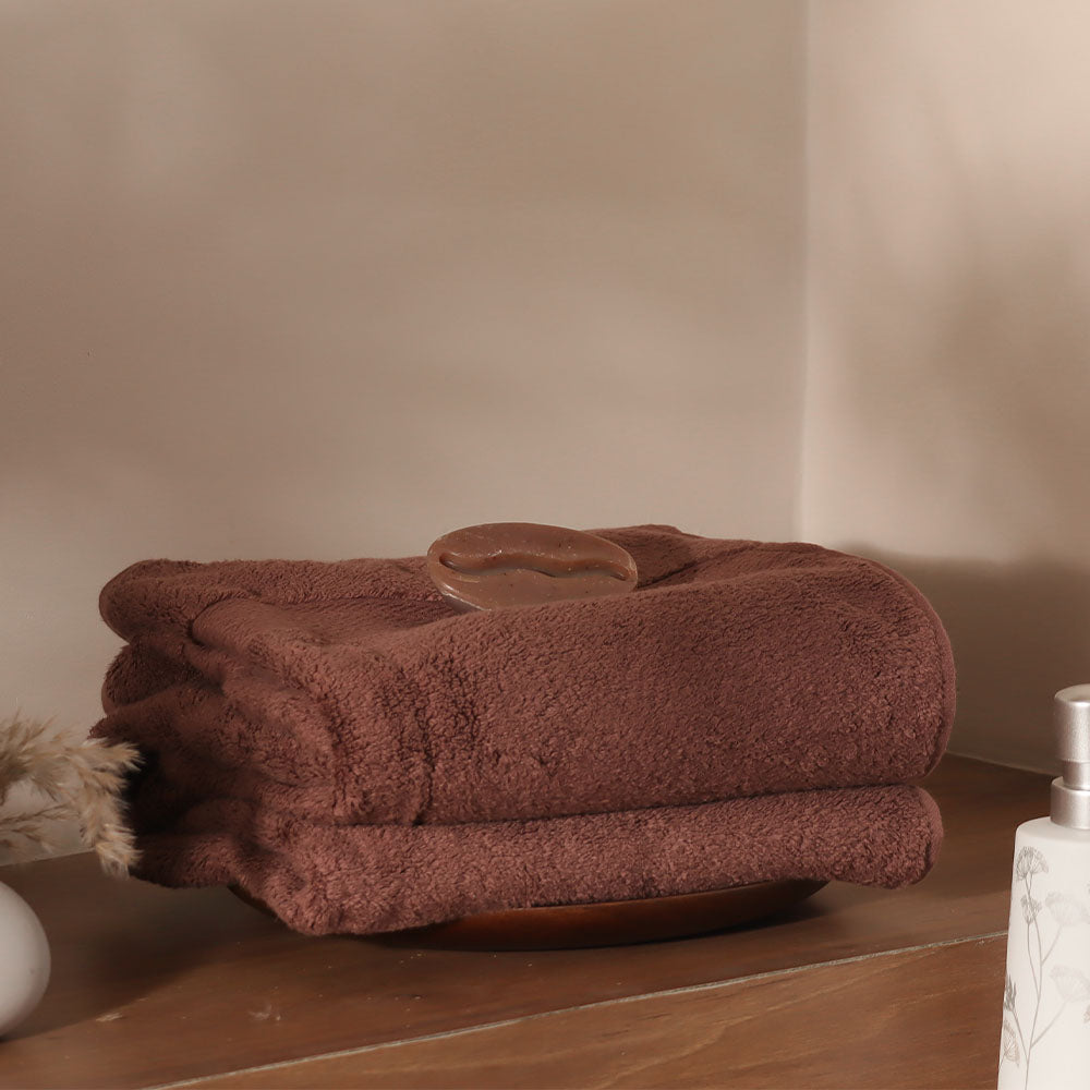 Avant Zero-Twist Cotton Bath Towel - Russet Brown