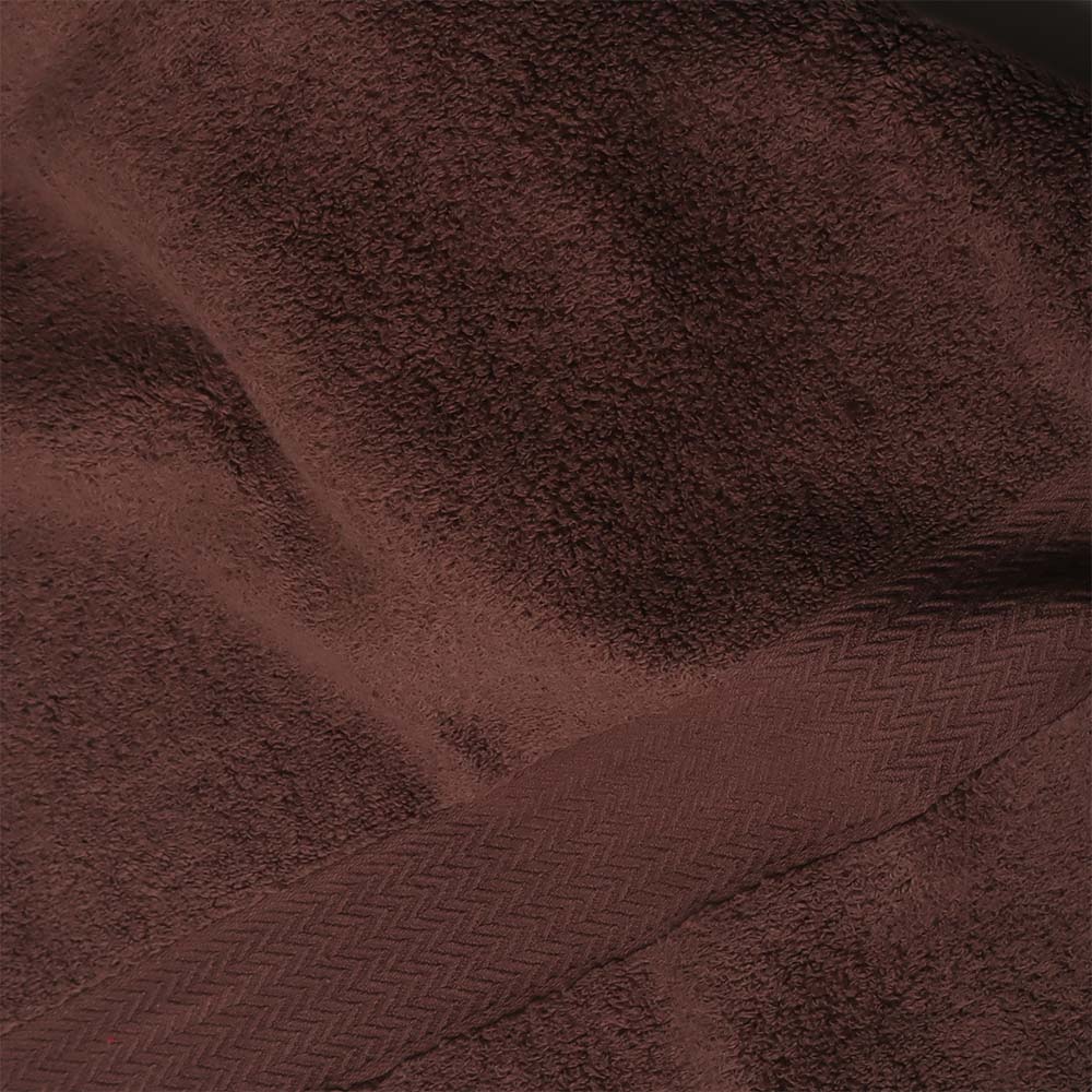 Avant Zero-Twist Cotton Face Towels, Set of 2 - Russet Brown