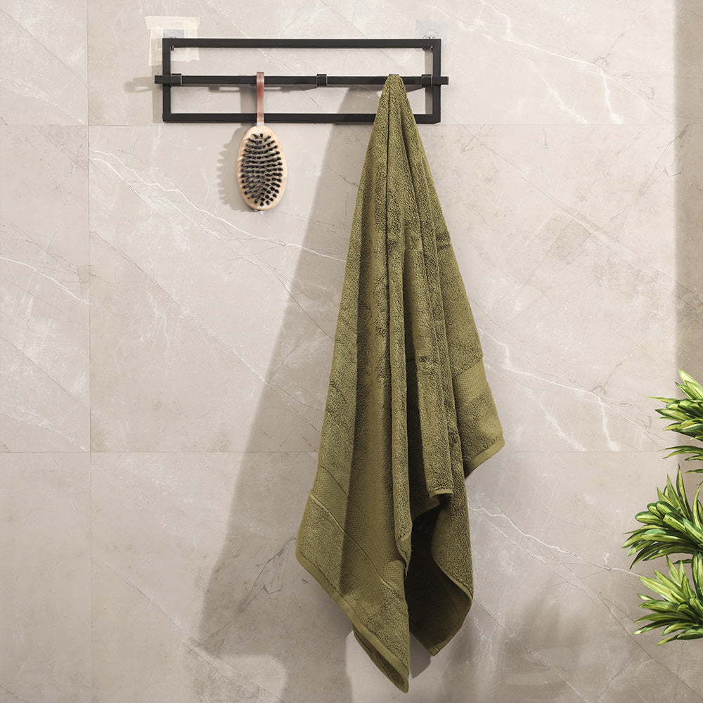 Avant Zero-Twist Cotton Bath Towel - Pine Green