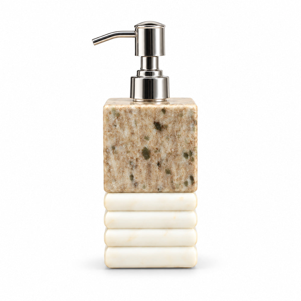 Avion Marble Soap Dispenser - Desert White
