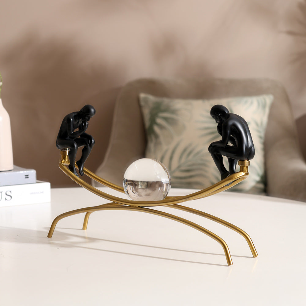 Balancing Decorative Accent with Crystal Ball