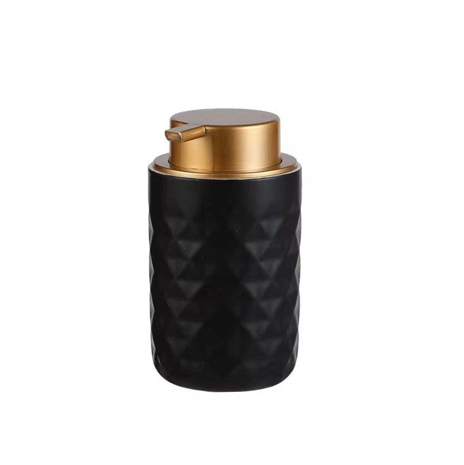 Barrel Soap Dispenser - Black Gold