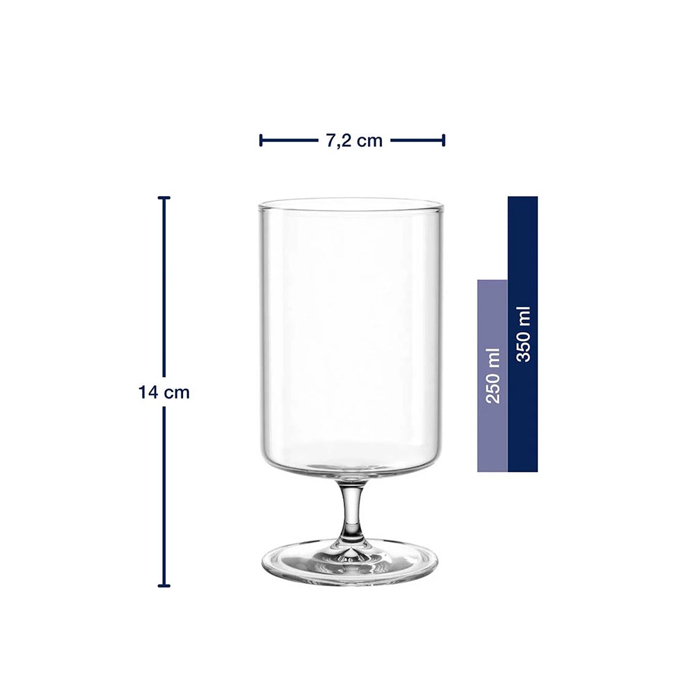 Basso Stemmed Drinking Glasses 350ml, Set of 2