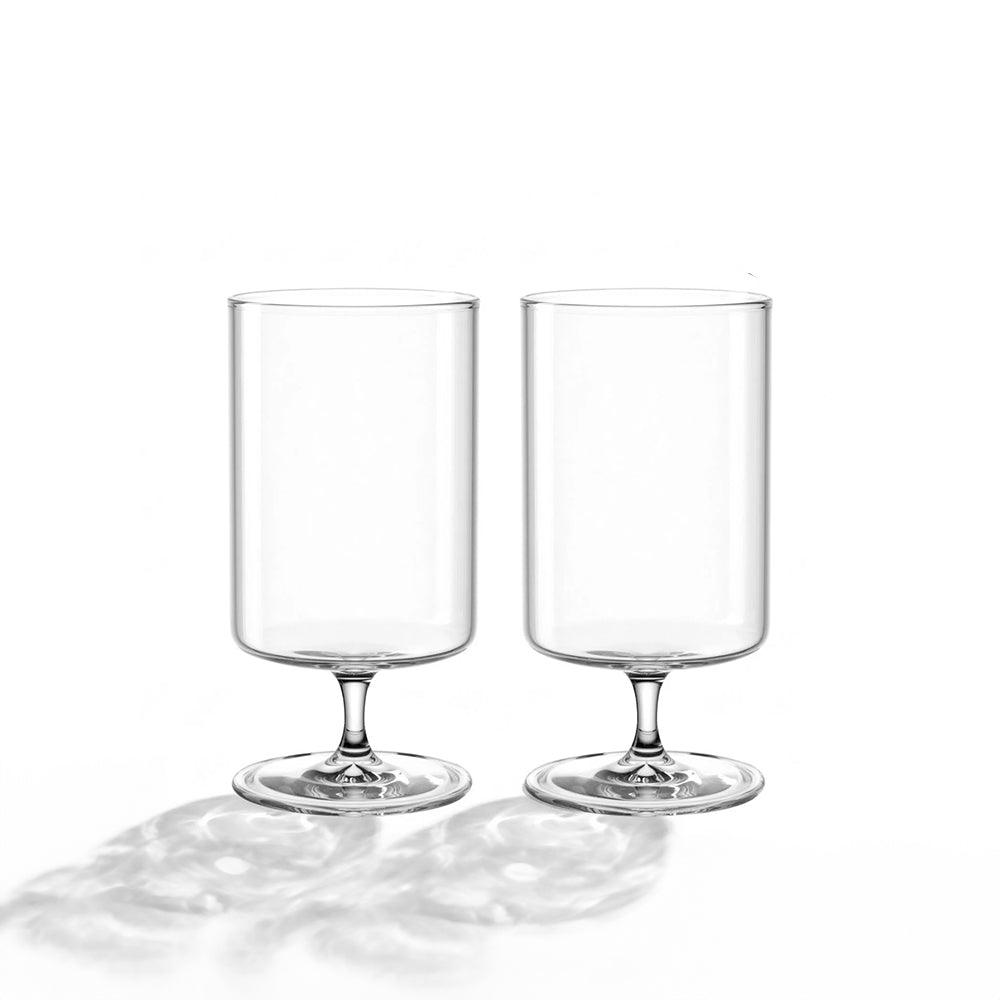 Basso Stemmed Drinking Glasses 350ml, Set of 2