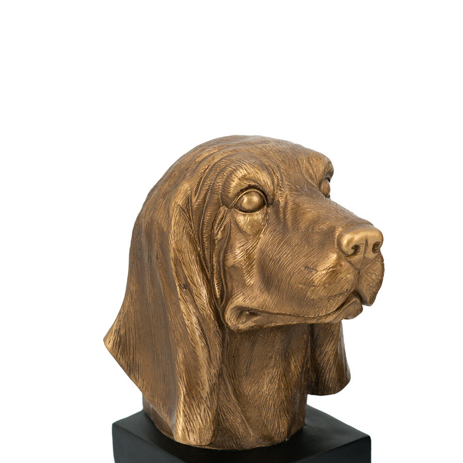 Beagle Bookends, Set of 2 - Bronze