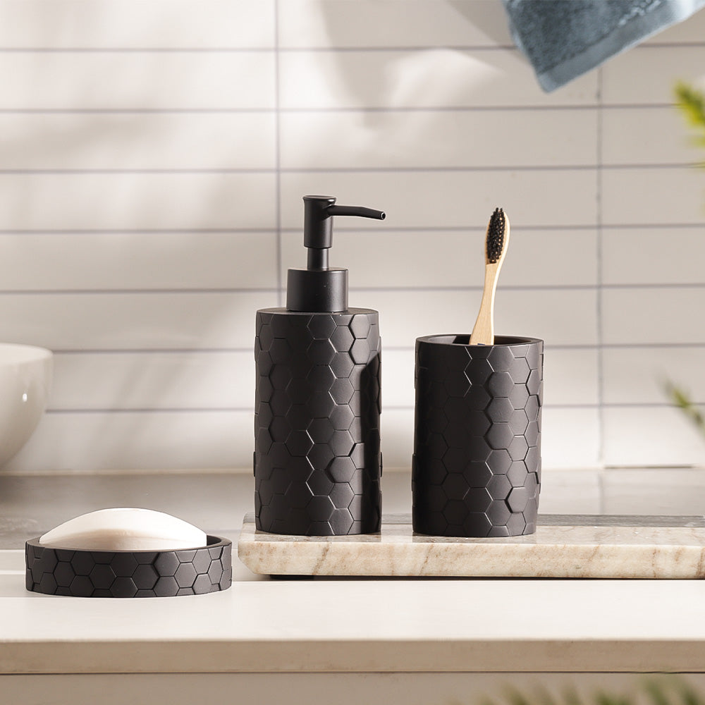 Beau 3-piece Bathroom Set - Black