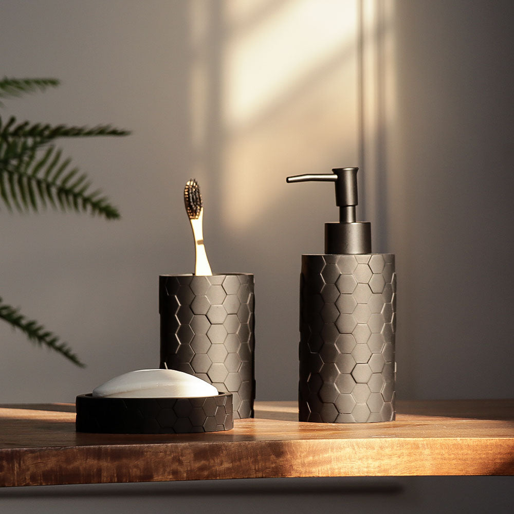 Beau 3-piece Bathroom Set - Black